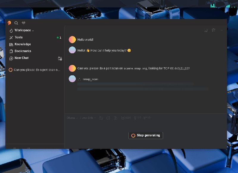 5ire requête nmap en cours