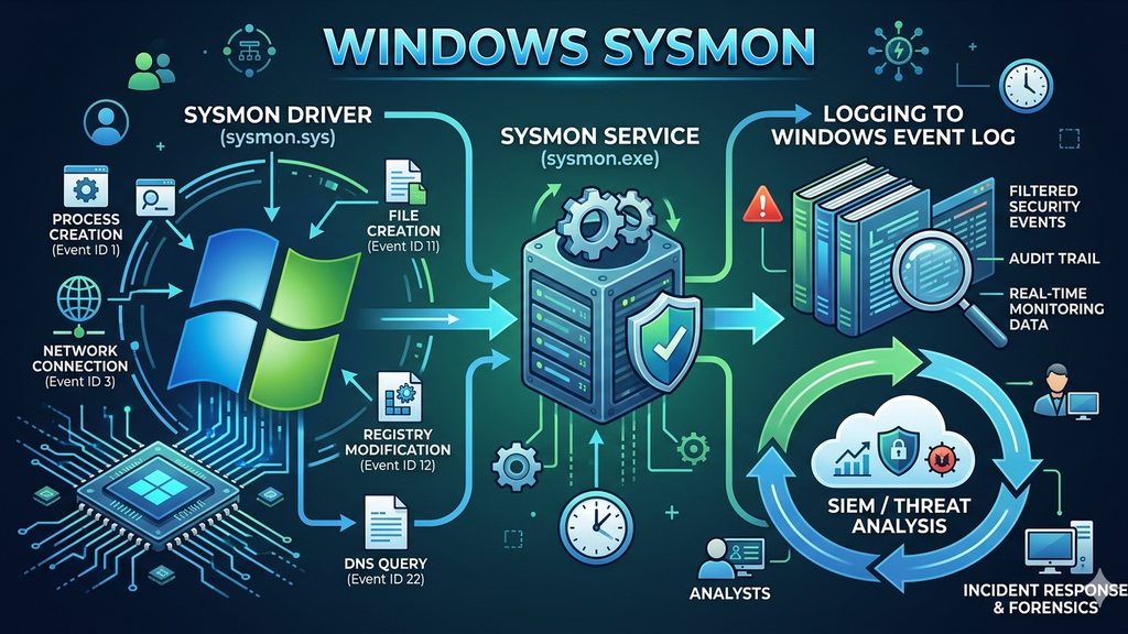 Windows 11 intègre enfin Sysmon nativement : guide complet pour les sysadmins (KB5079473)